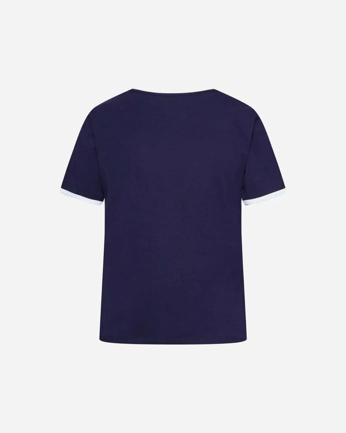 MAGLIA SCOLLO DENIM BLUE NAVY DORABELLA