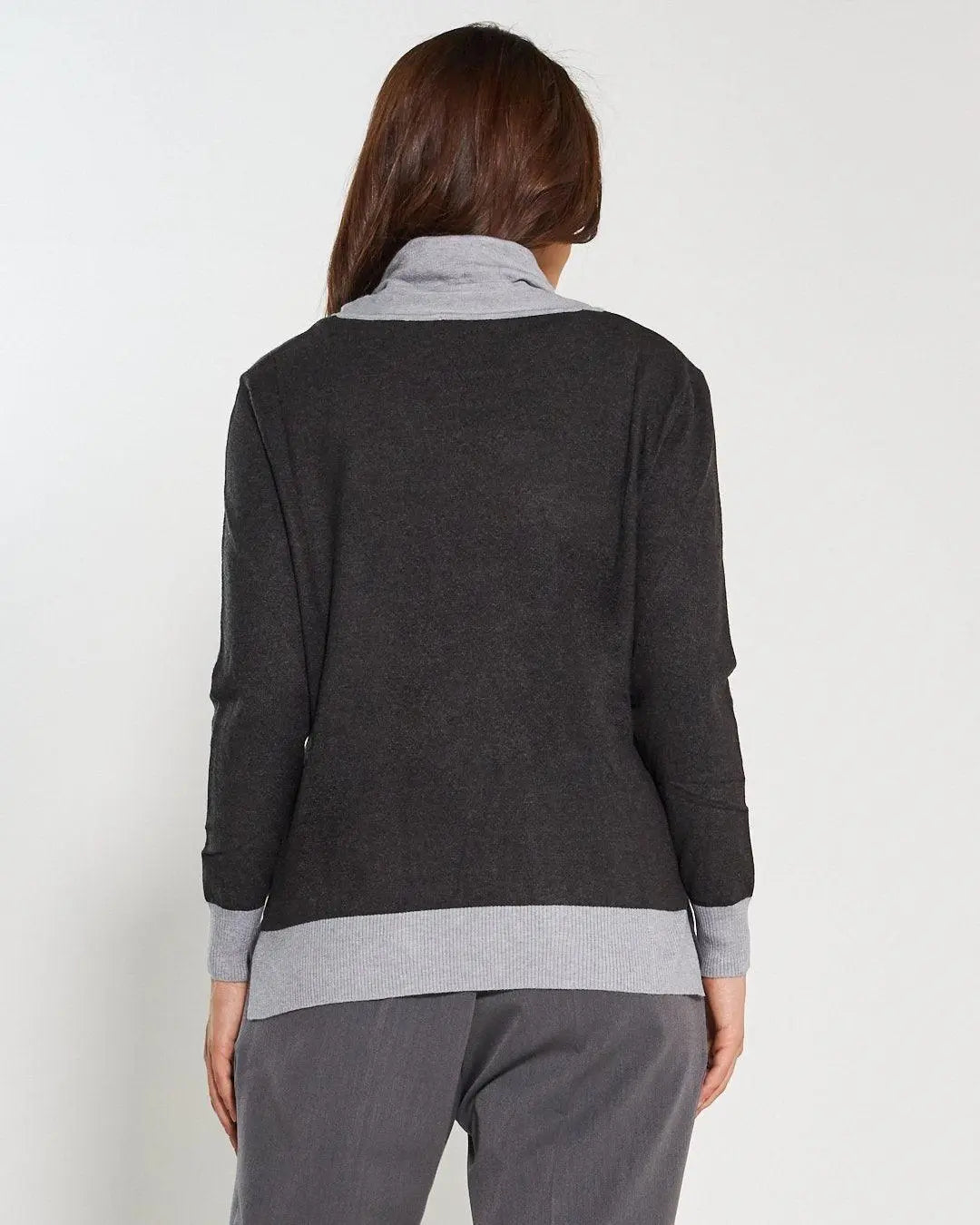 Maglia Dolcevita ANTRACITE DORABELLA PIU'