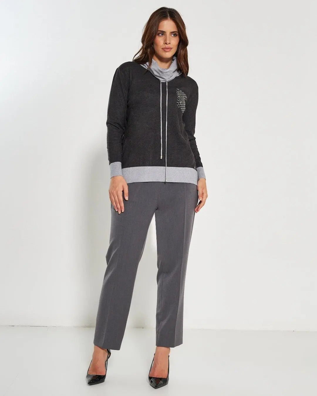 Maglia Dolcevita ANTRACITE DORABELLA PIU'