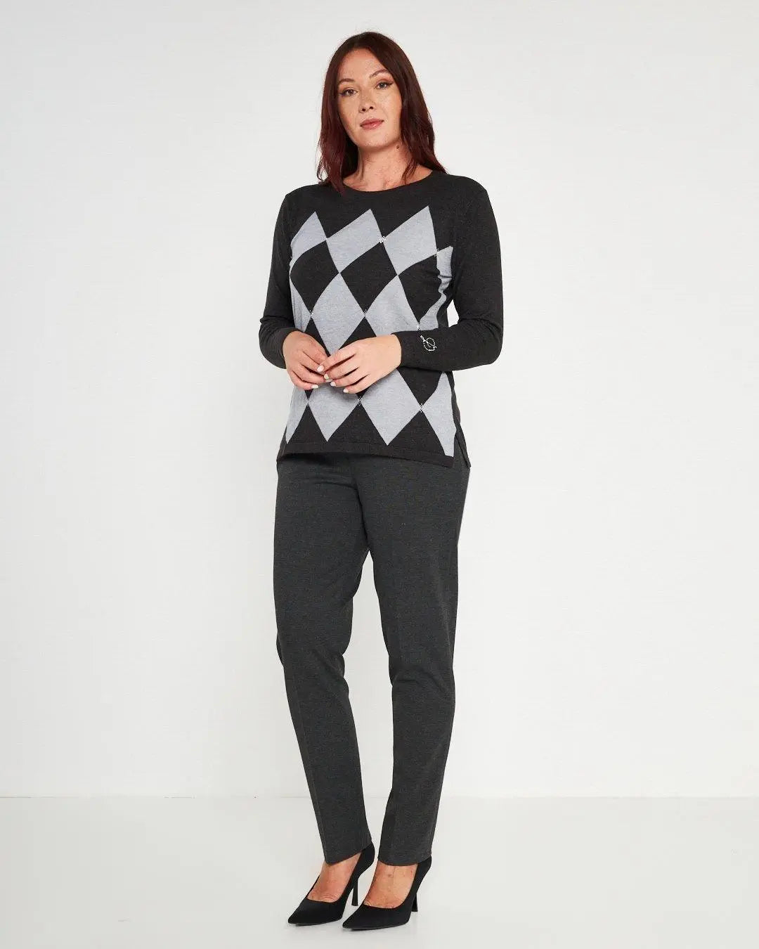 Maglia Girocollo ANTRACITE DORABELLA PIU'