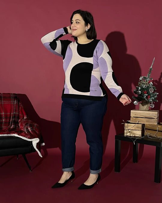 Maglia Girocollo BLACK DORABELLA PIU'