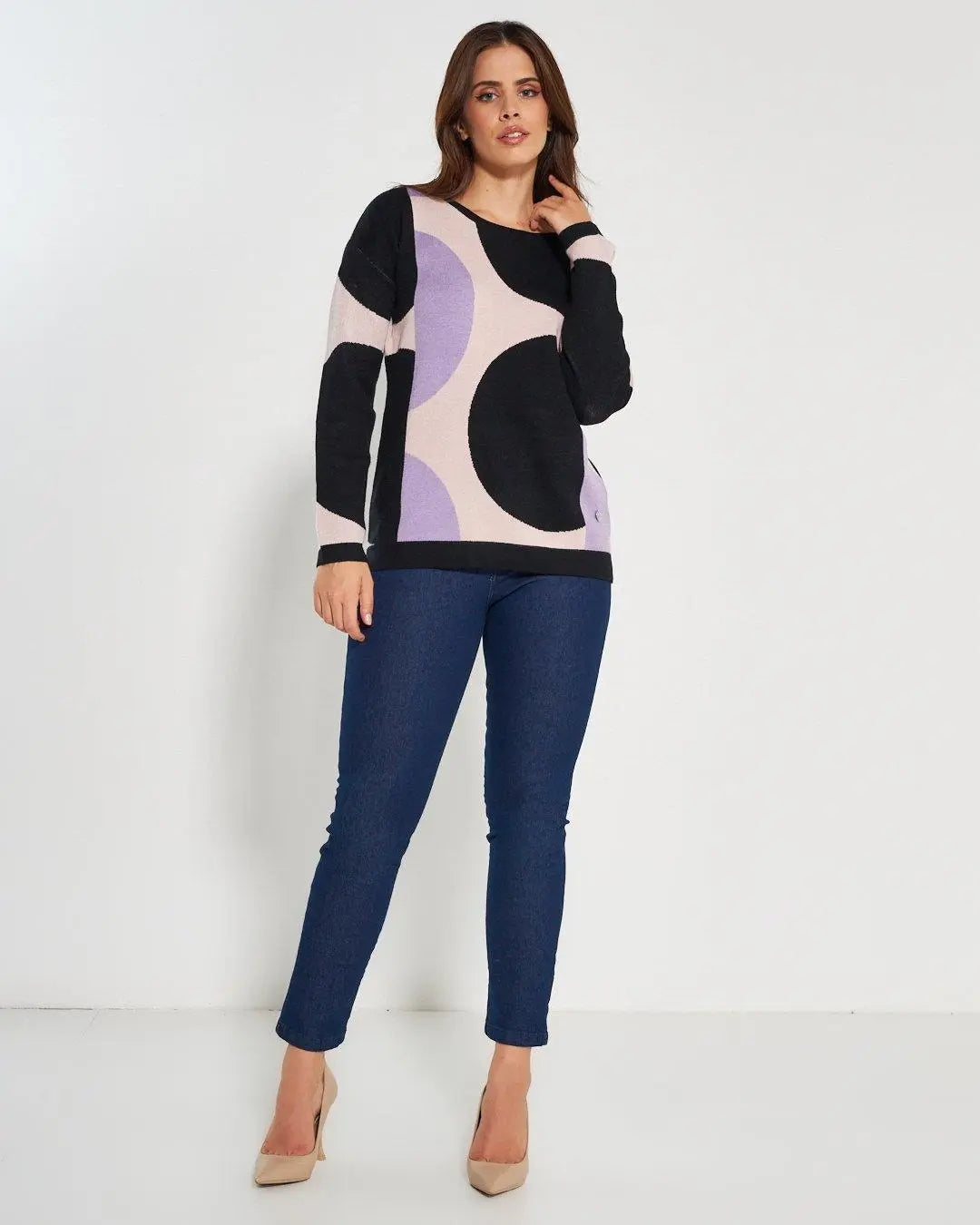 Maglia Girocollo BLACK DORABELLA PIU'