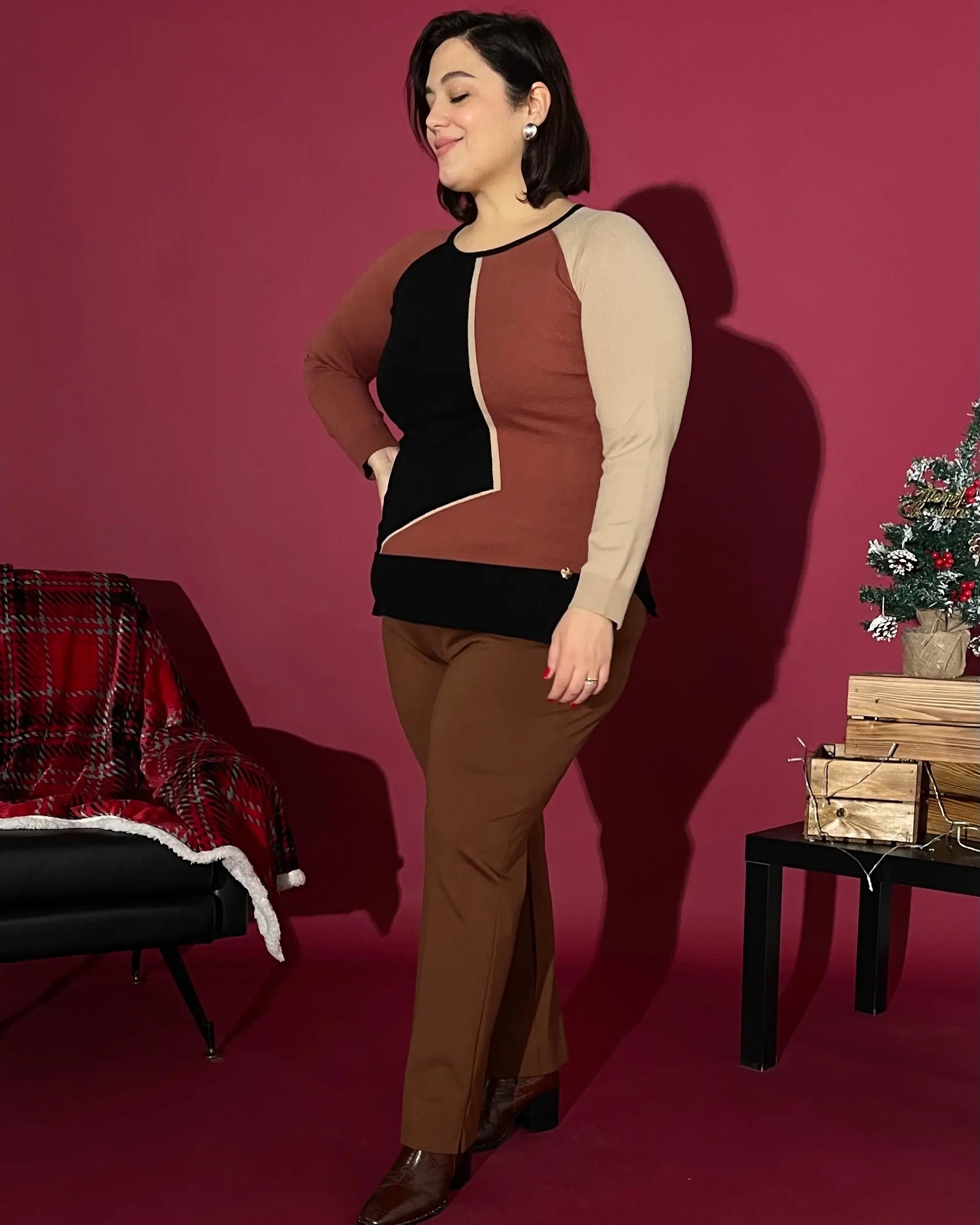 Maglia Girocollo CANNELLA DORABELLA PIU'