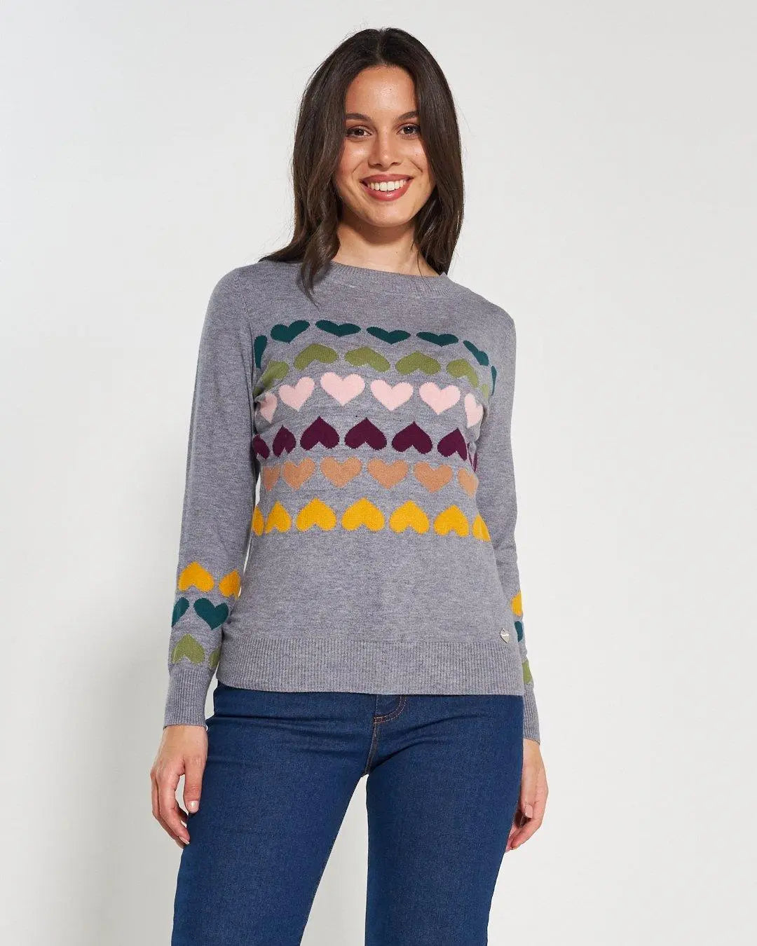 Maglia Girocollo GRIGIO MEDIO DORABELLA XL