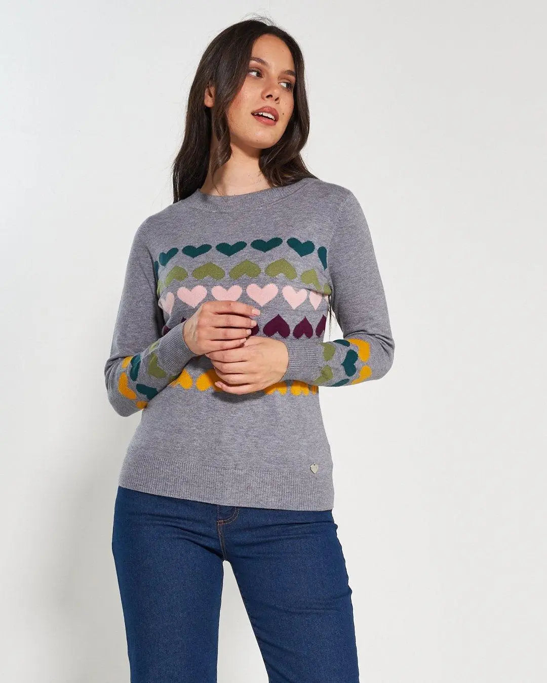 Maglia Girocollo GRIGIO MEDIO DORABELLA