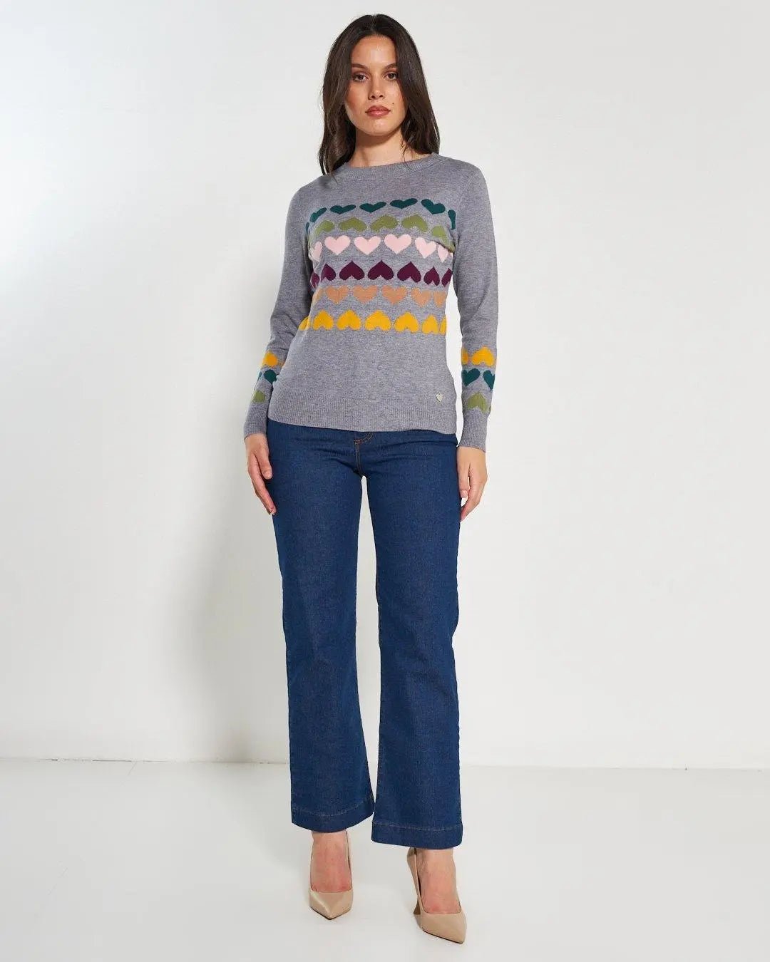 Maglia Girocollo GRIGIO MEDIO DORABELLA