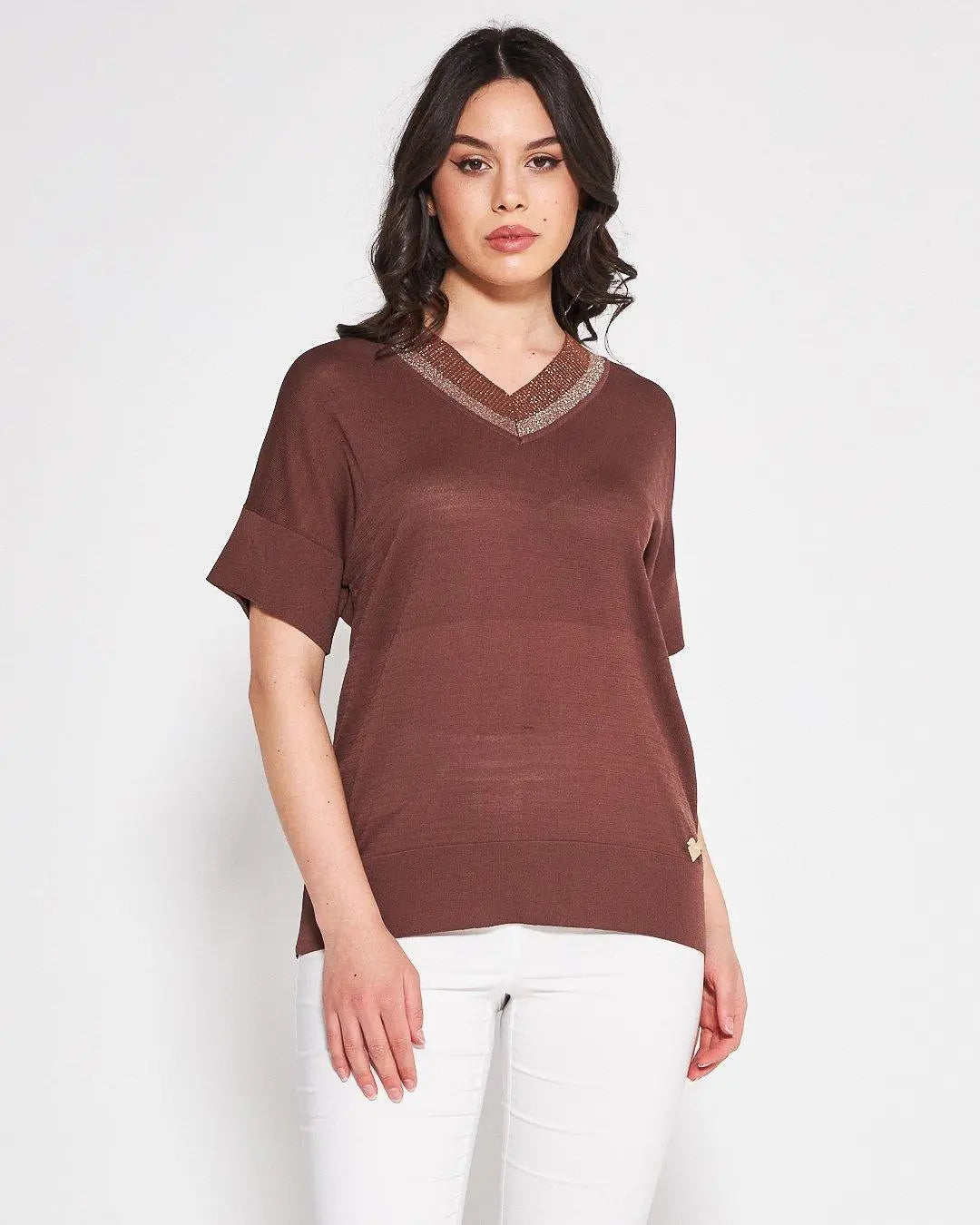 Maglia V CACAO DORABELLA XL