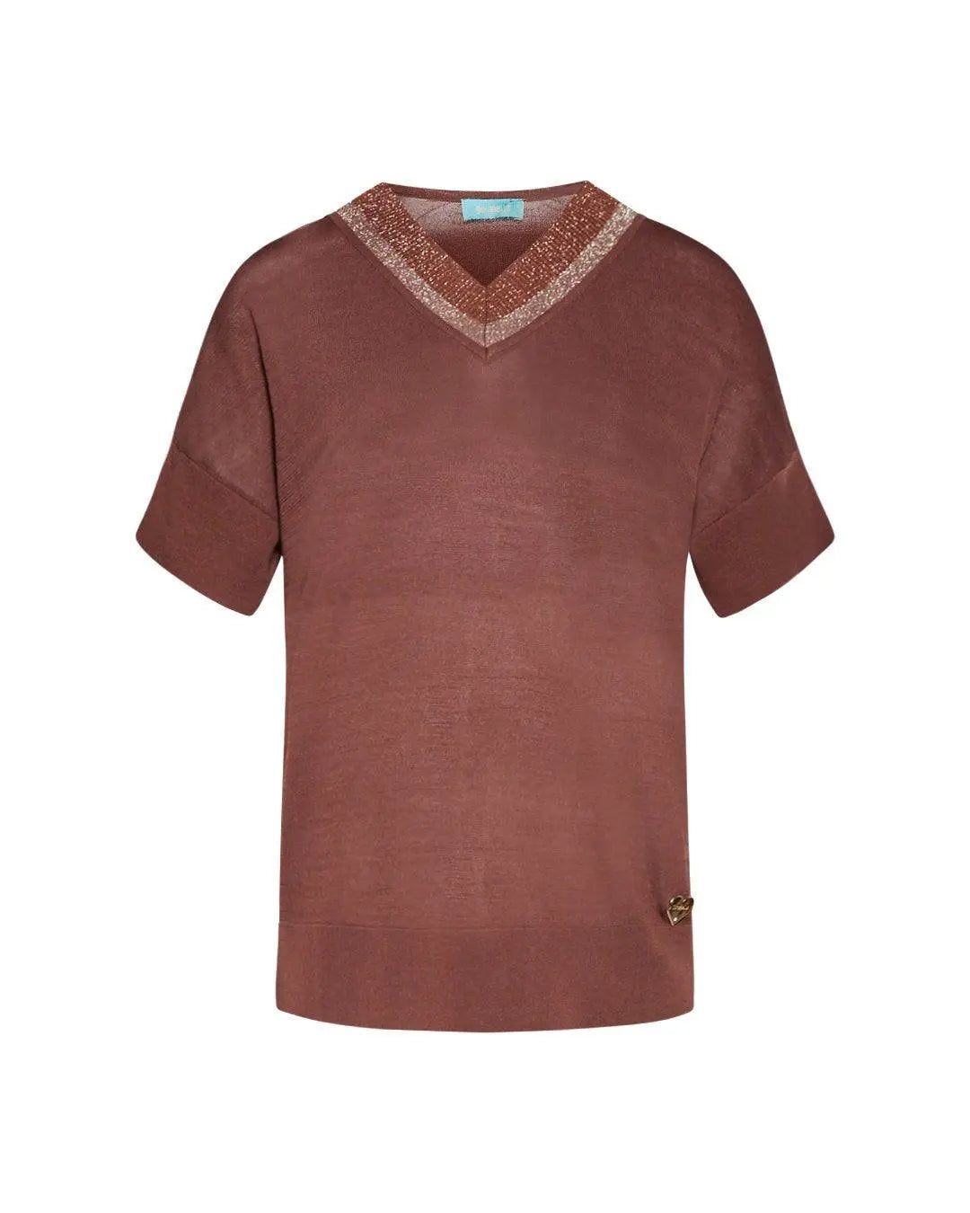 Maglia V CACAO DORABELLA