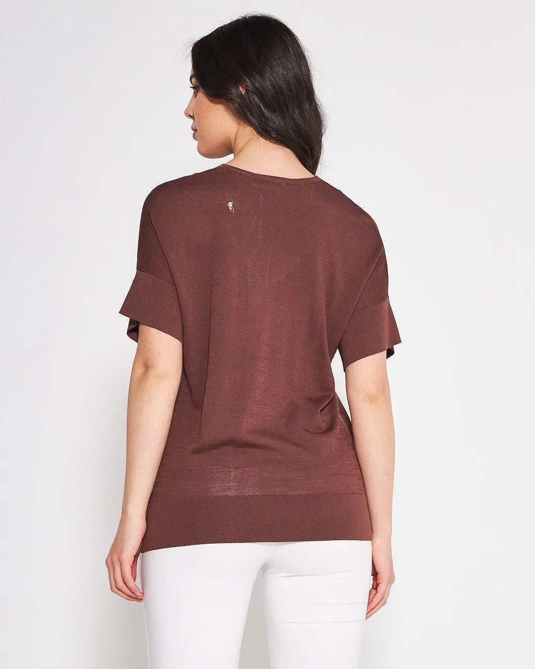 Maglia V CACAO DORABELLA