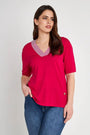 Maglia V MAGENTA DORABELLA PIU' XL