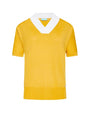 Maglia V MOSTARDA DORABELLA
