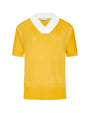 Maglia V MOSTARDA DORABELLA