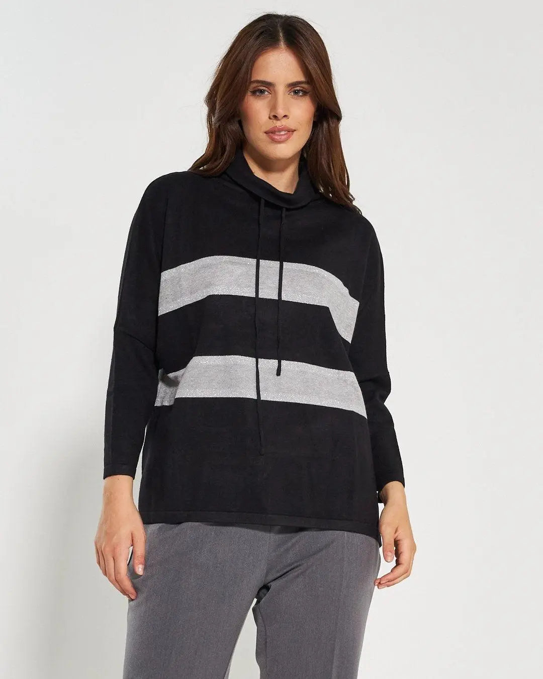 Maglia a "T" NERO DORABELLA PIU'