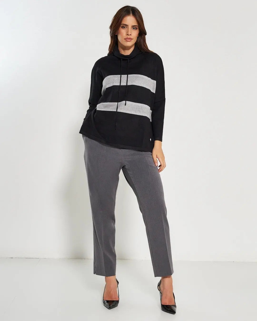 Maglia a "T" NERO DORABELLA PIU'