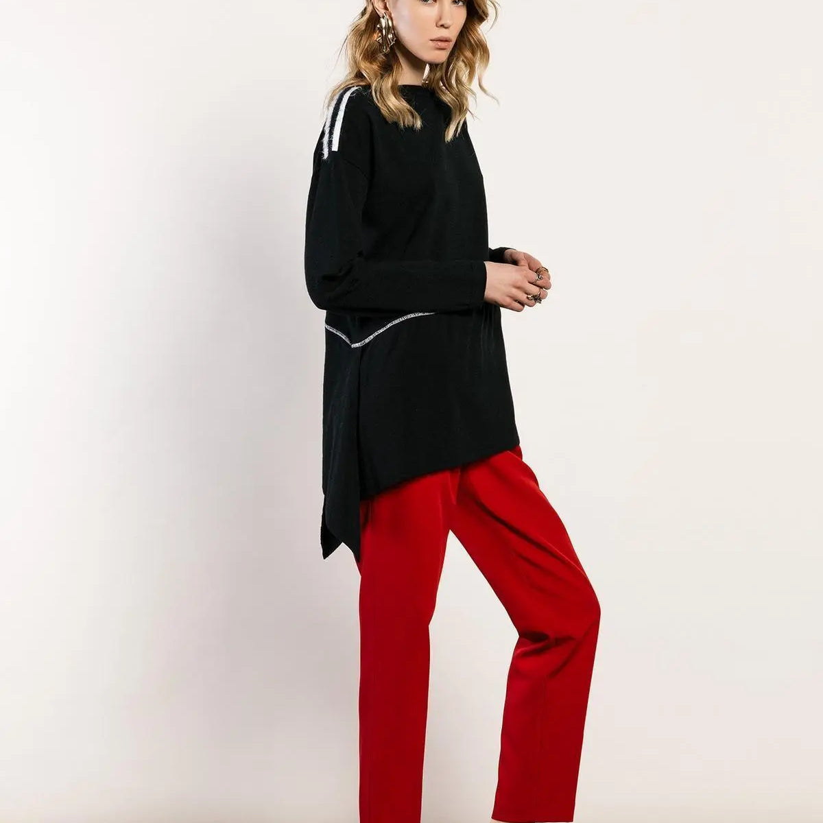 Maglia a barca NERO IRONICA XL