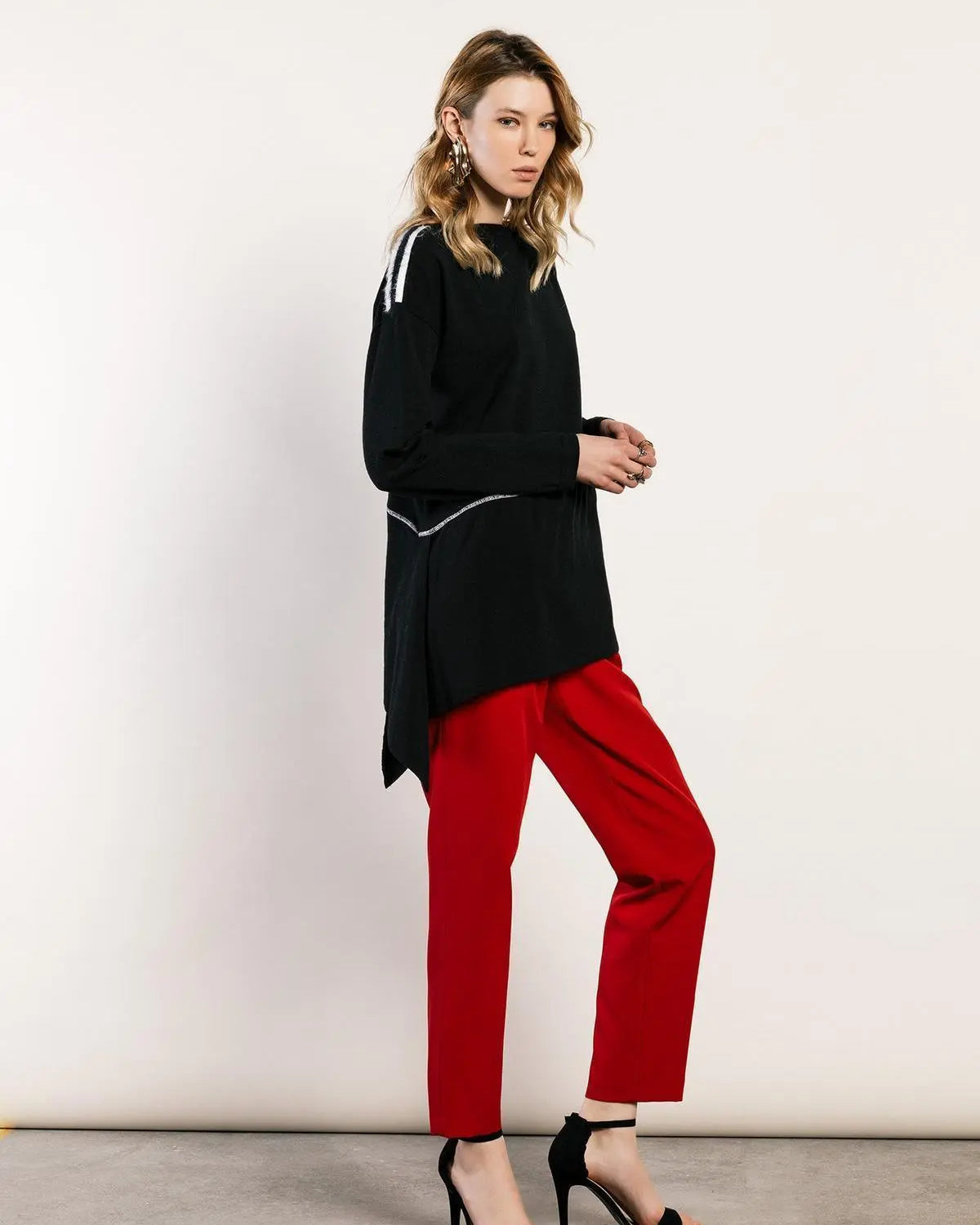 Maglia a barca NERO IRONICA XL