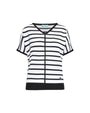 Maglia a righe BLACK-WHITE DORABELLA