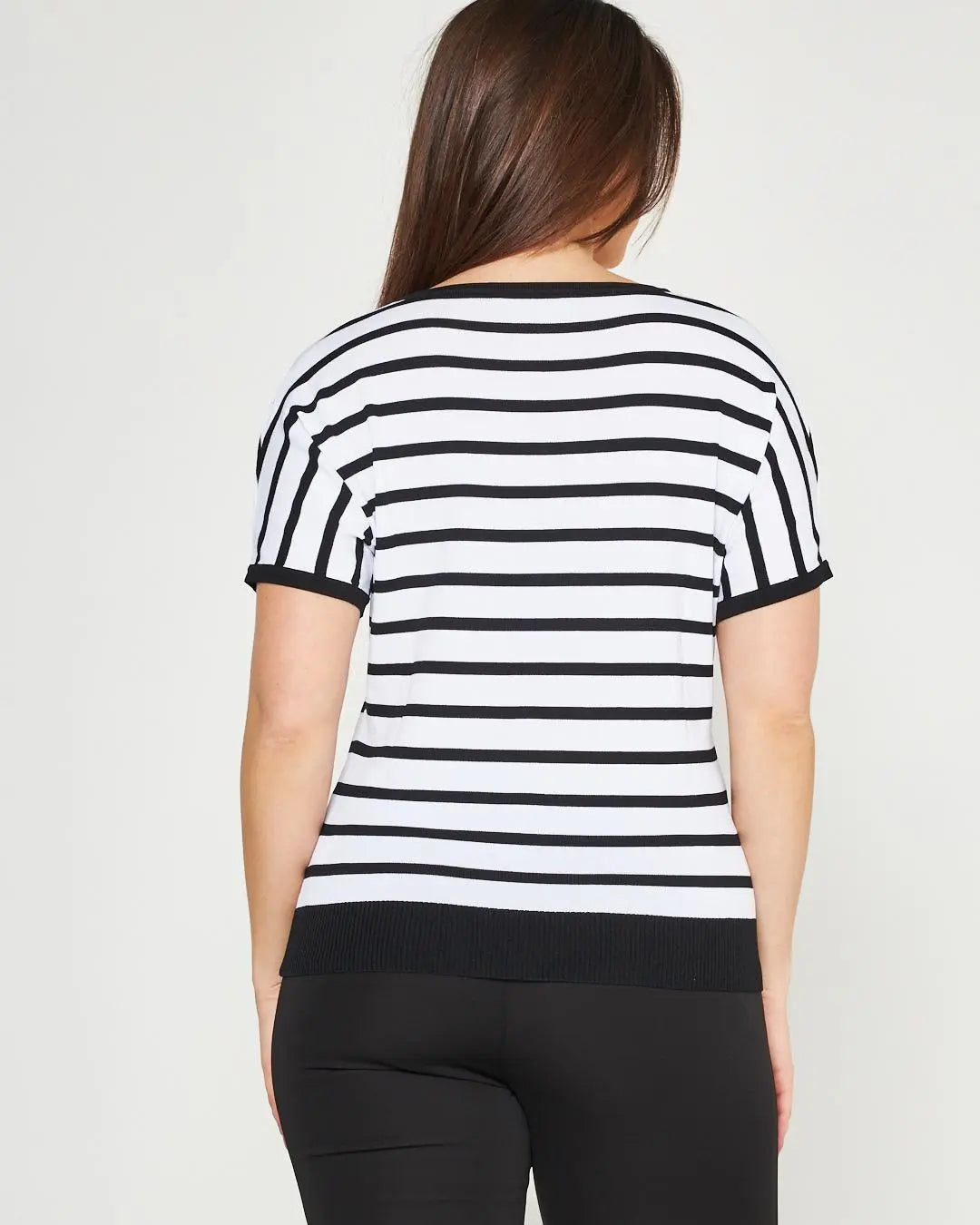 Maglia a righe BLACK-WHITE DORABELLA