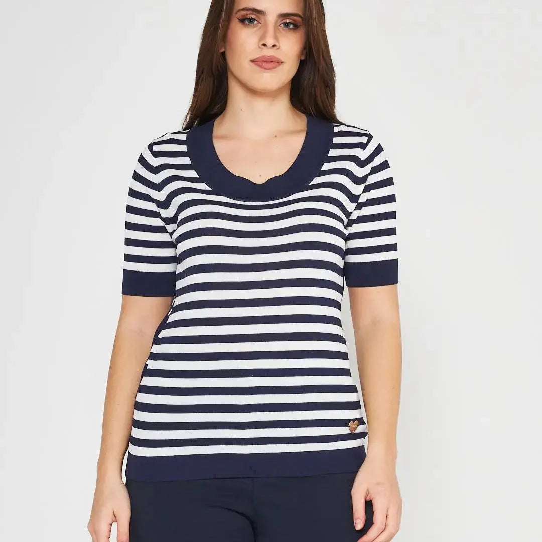 Maglia a righe BLUE NAVY DORABELLA XL