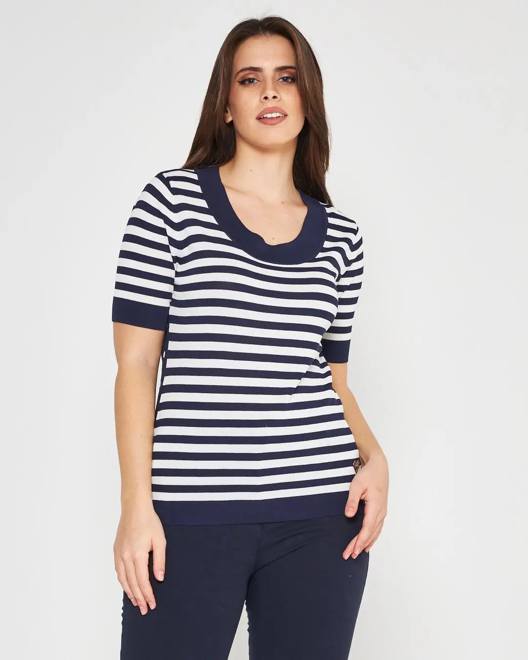 Maglia a righe BLUE NAVY DORABELLA
