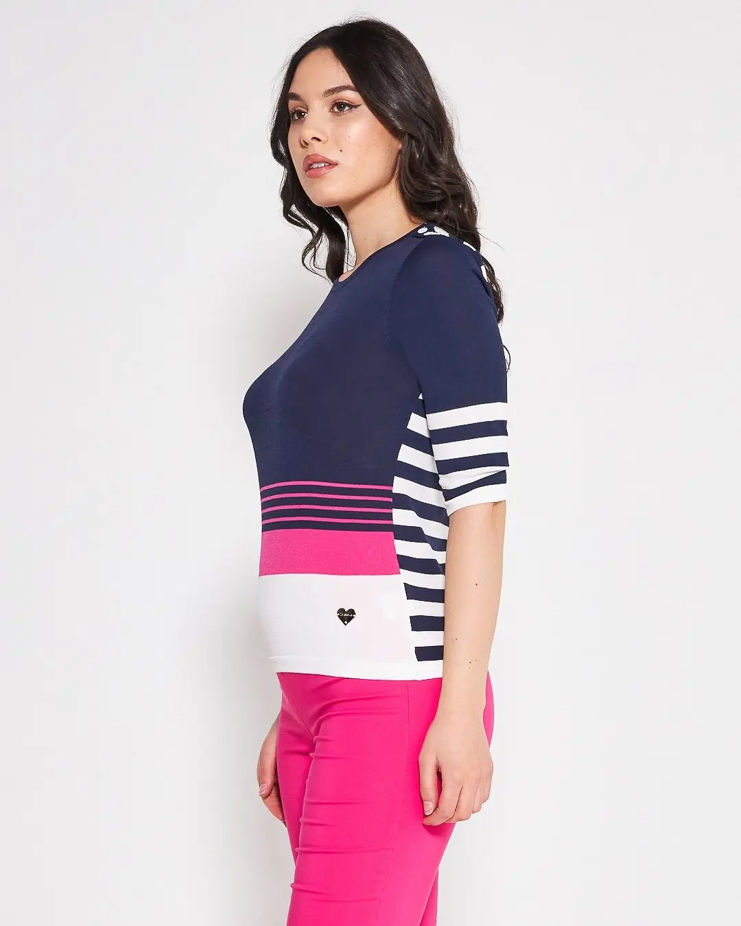 Maglia a righe BLUE NAVY DORABELLA