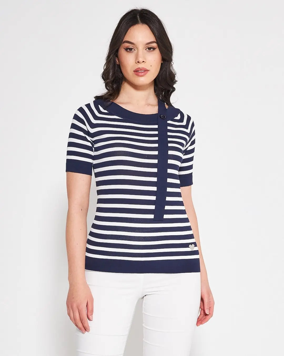 Maglia a righe BLUE NAVY DORABELLA XL