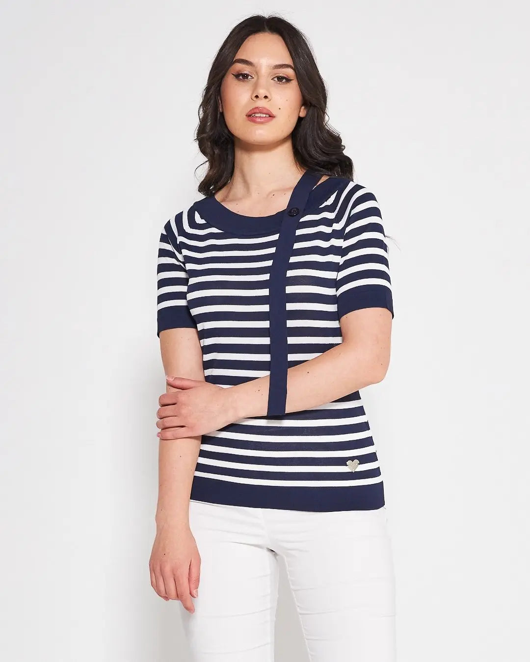 Maglia a righe BLUE NAVY DORABELLA