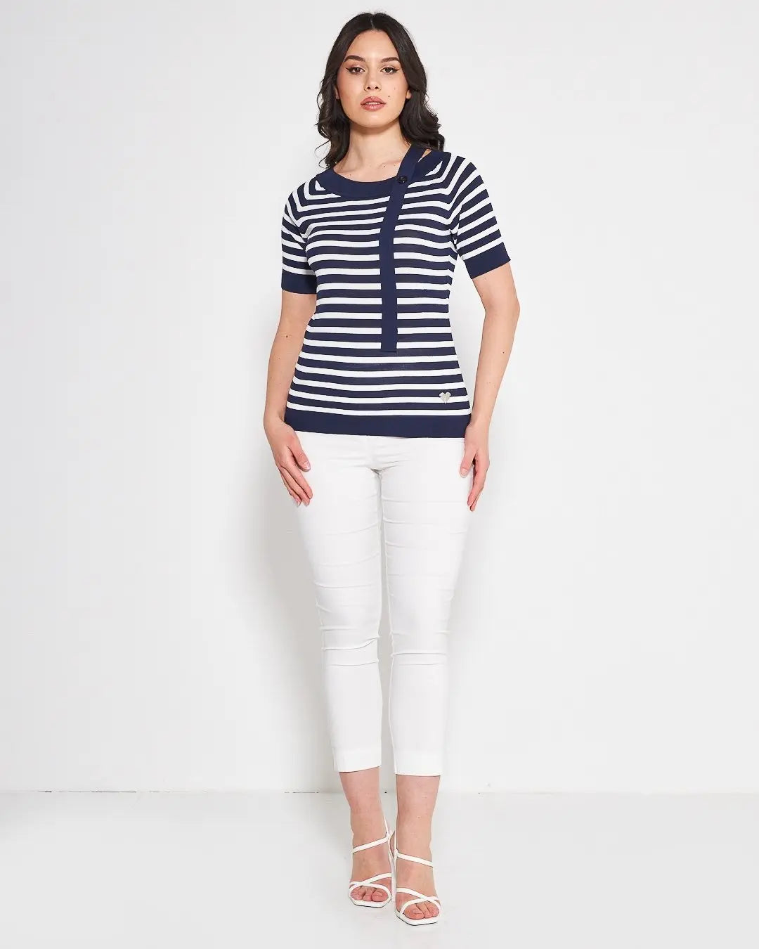 Maglia a righe BLUE NAVY DORABELLA