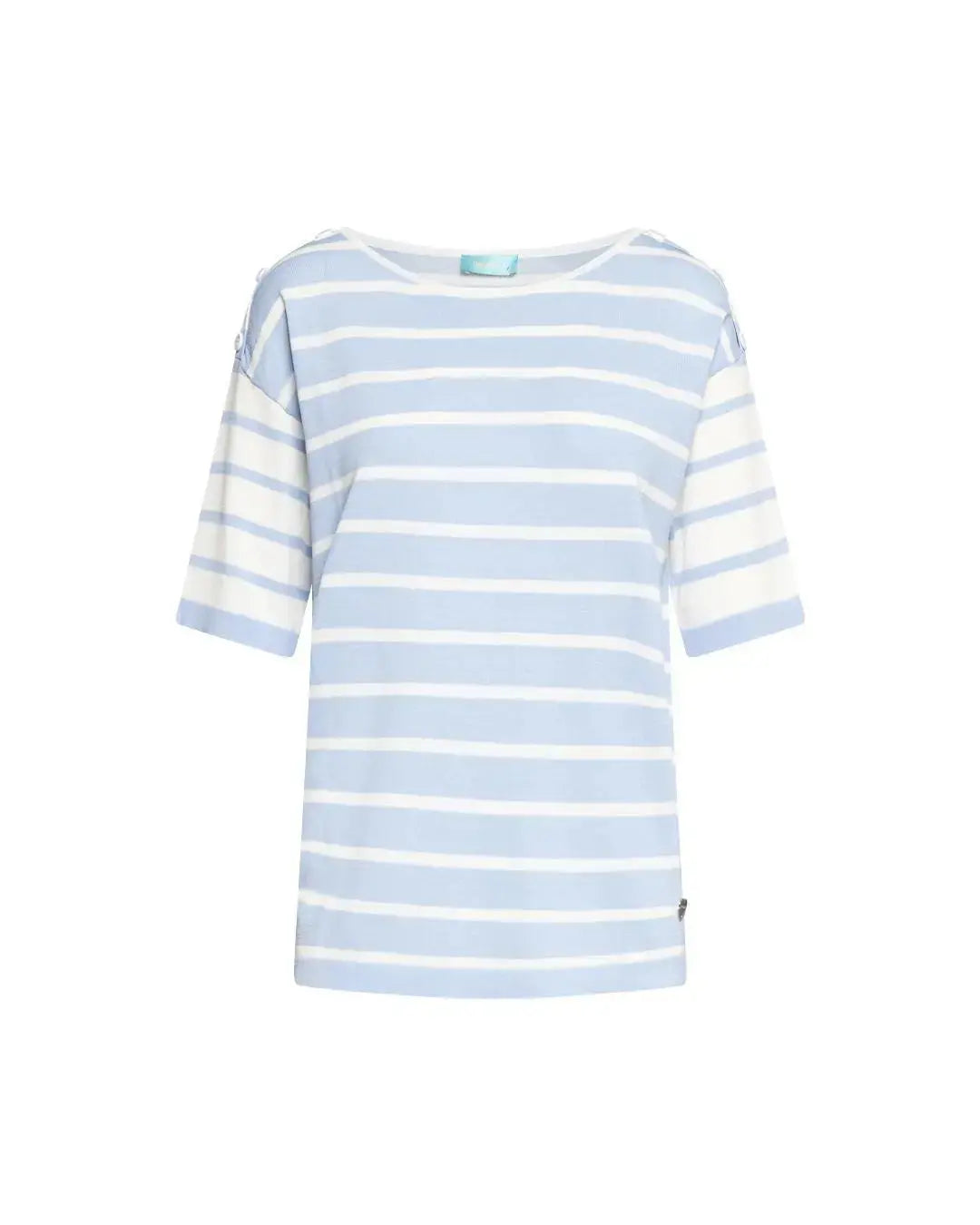 Maglia a righe Celeste DORABELLA