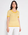 Maglia a righe Giallo DORABELLA