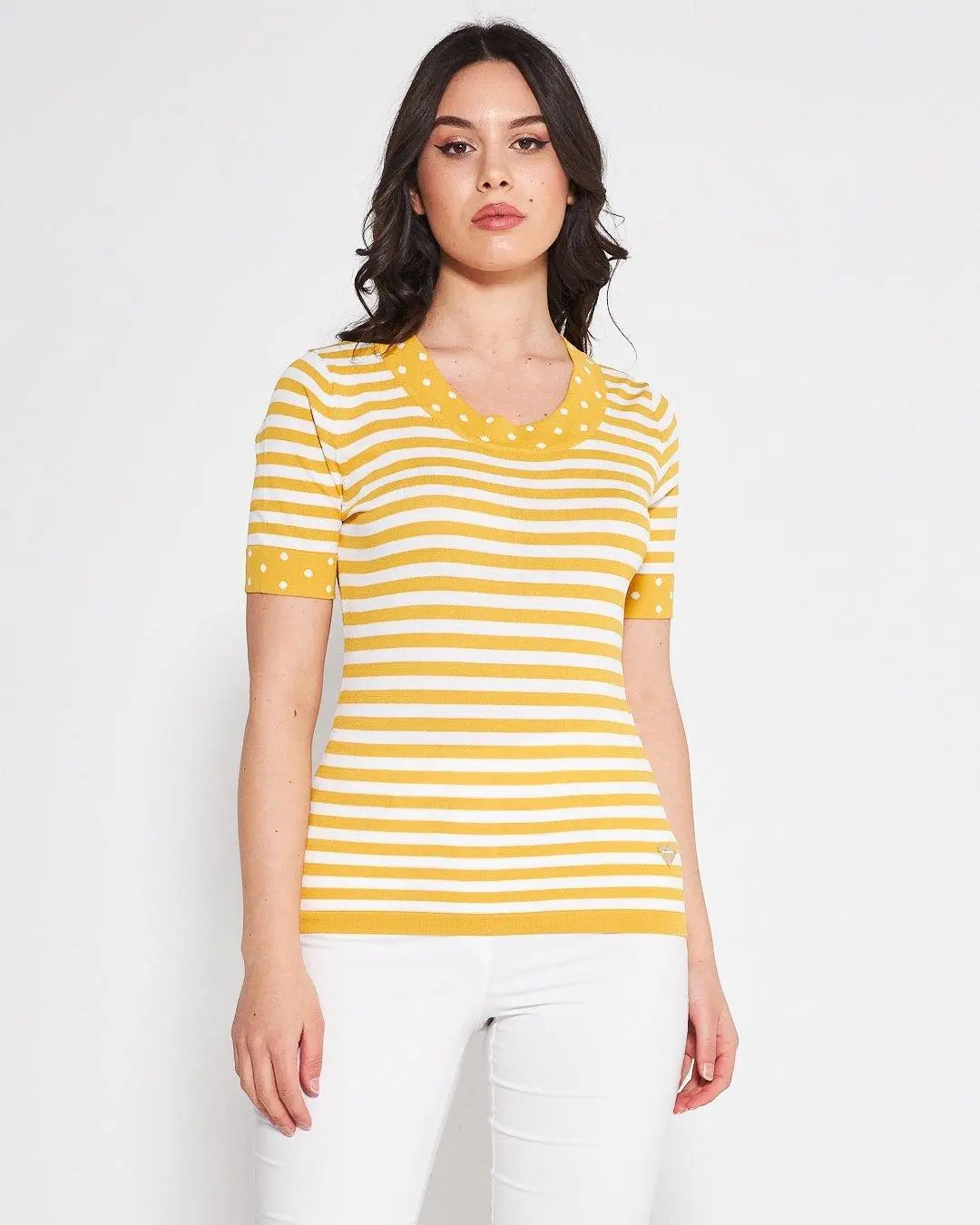 Maglia a righe Giallo DORABELLA