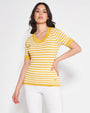Maglia a righe Giallo DORABELLA