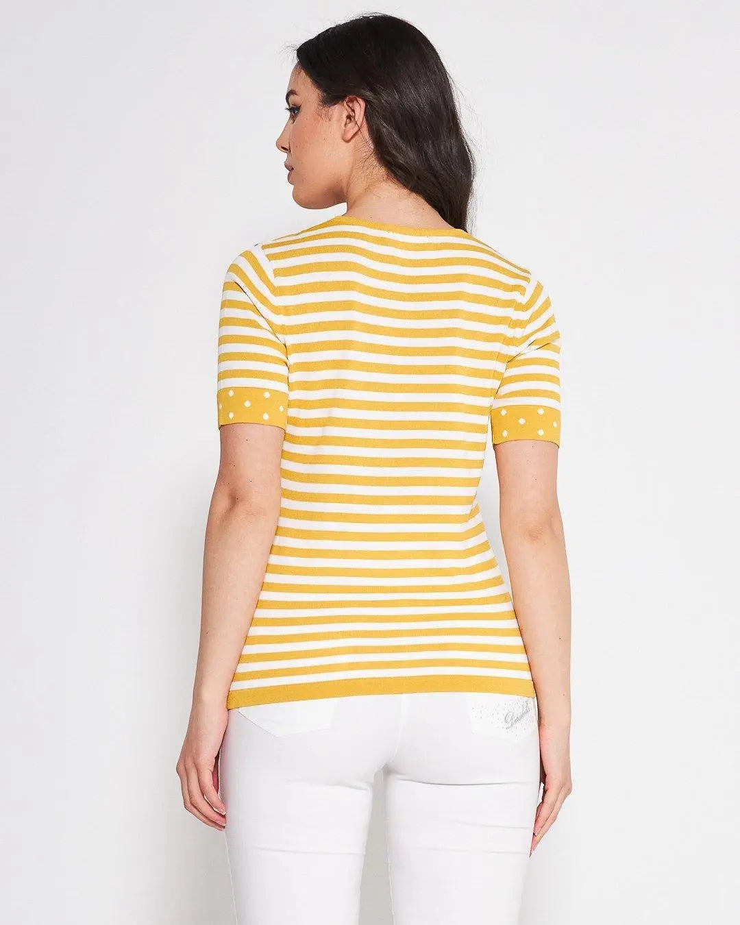 Maglia a righe Giallo DORABELLA