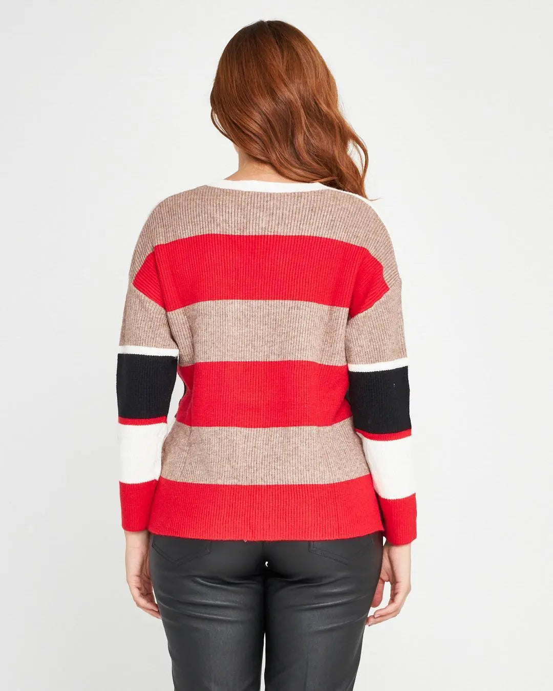 Maglia a righe NERO-OFF WHITE DORABELLA