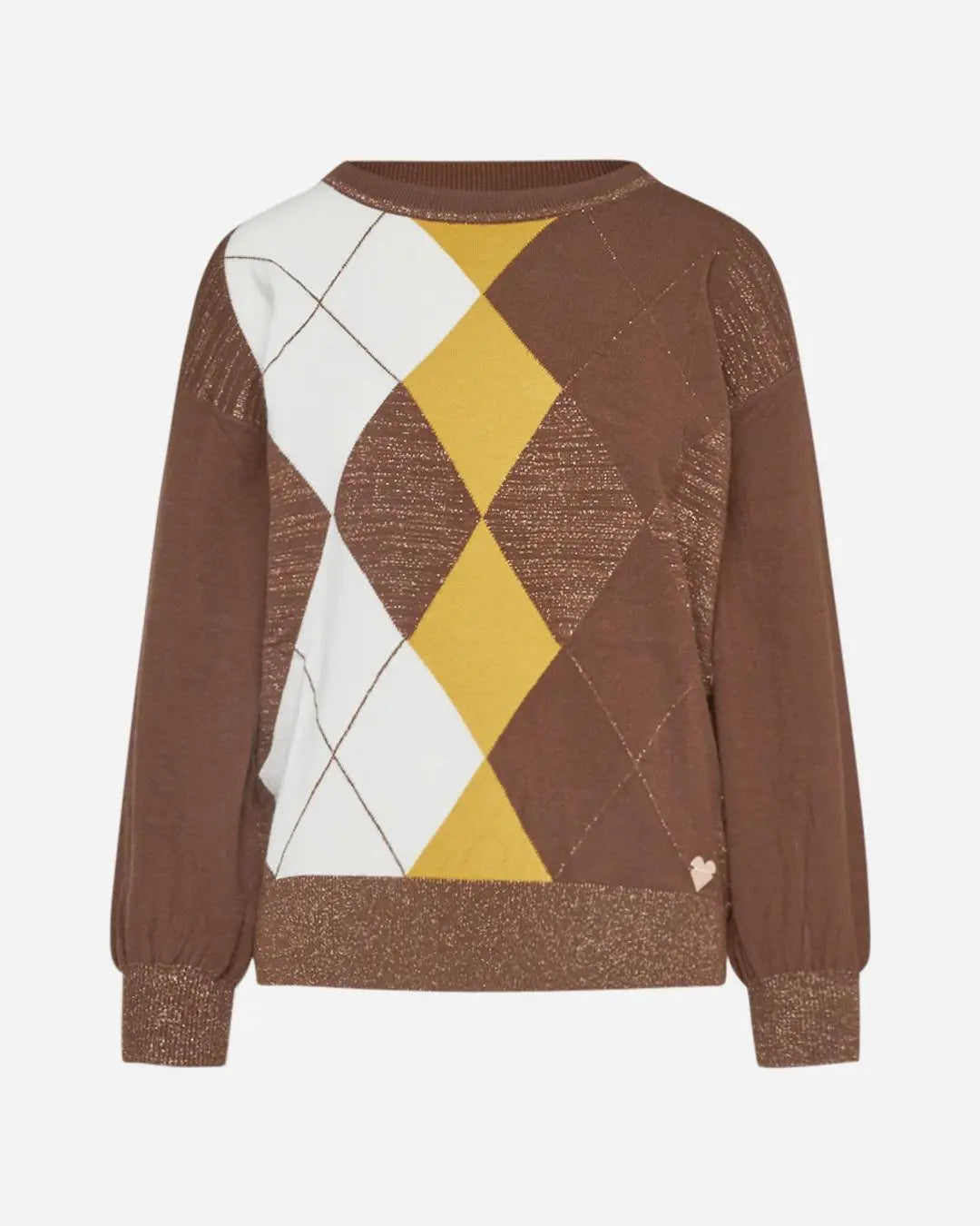 Maglia ad intarsio CACAO DORABELLA