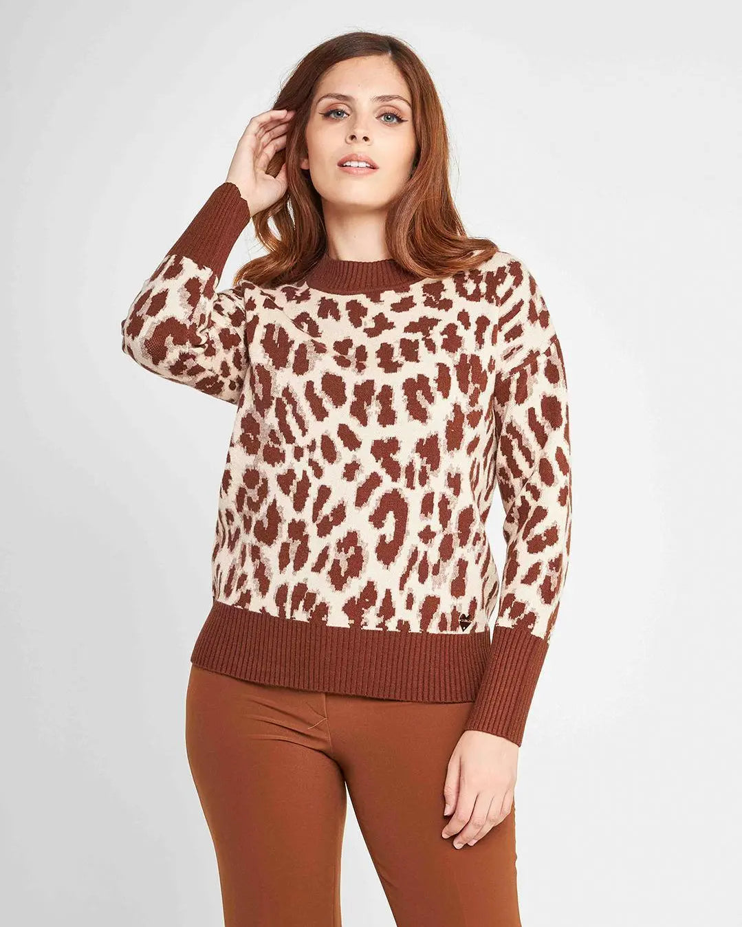 Maglia animalier CACAO DORABELLA