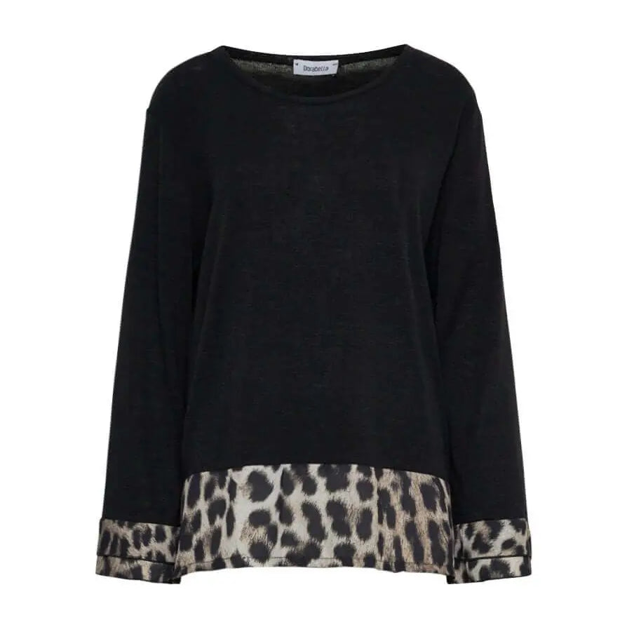 Maglia animalier NERO DORABELLA PIU' 55
