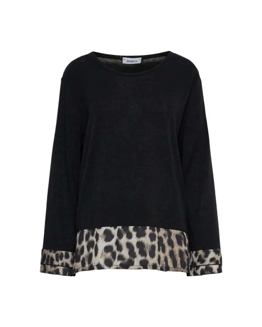 Maglia animalier NERO DORABELLA PIU' 55