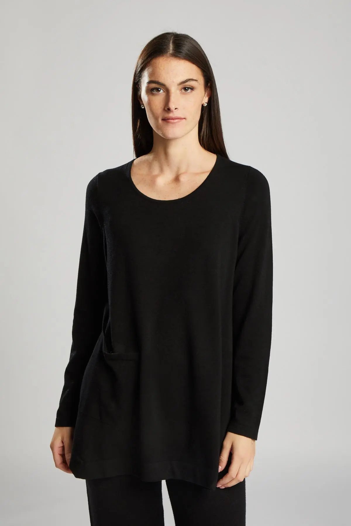 Maglia asimmetrica NERO IRONICA XL