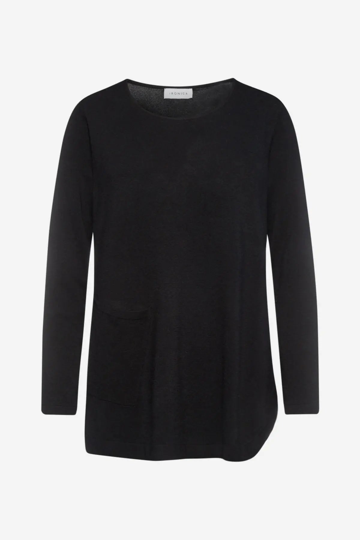 Maglia asimmetrica NERO IRONICA