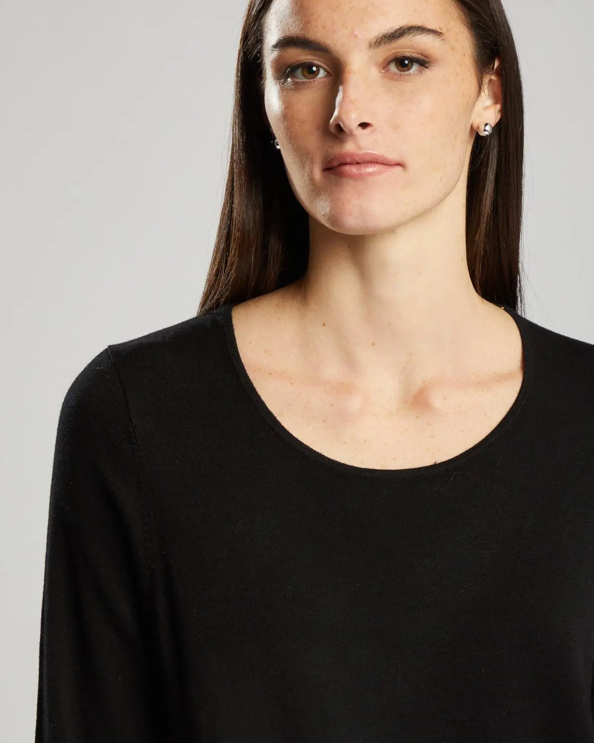 Maglia asimmetrica NERO IRONICA