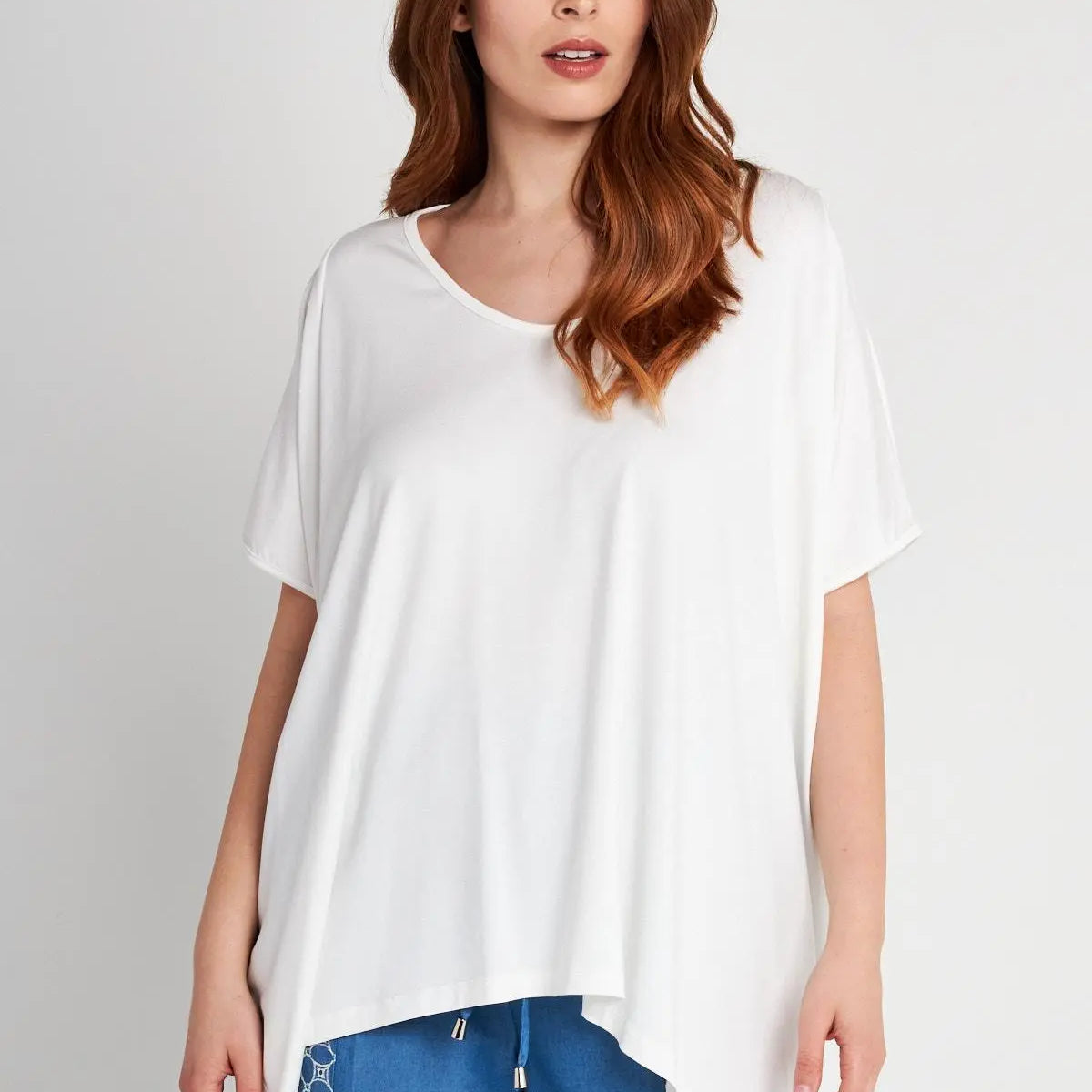 Maglia basic BIANCO DORABELLA XXL