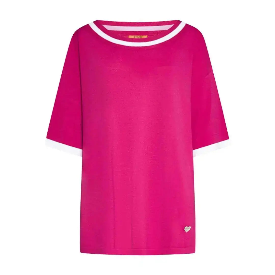 Maglia bicolor FUXIA DORABELLA CURVY XL