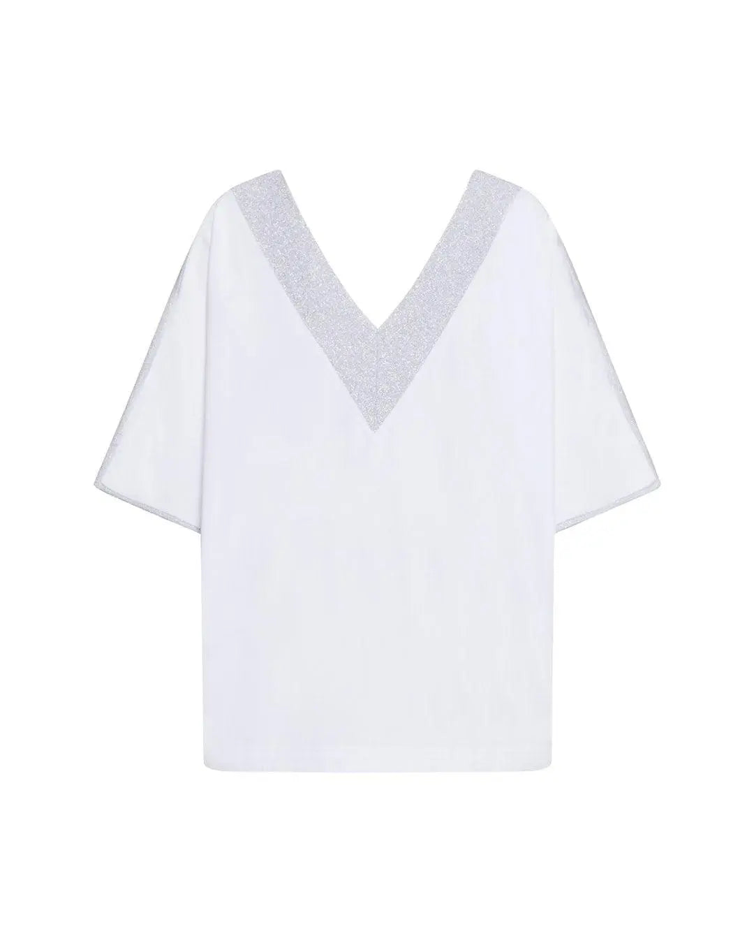 Maglia bimateriale AZZURRO IRONICA