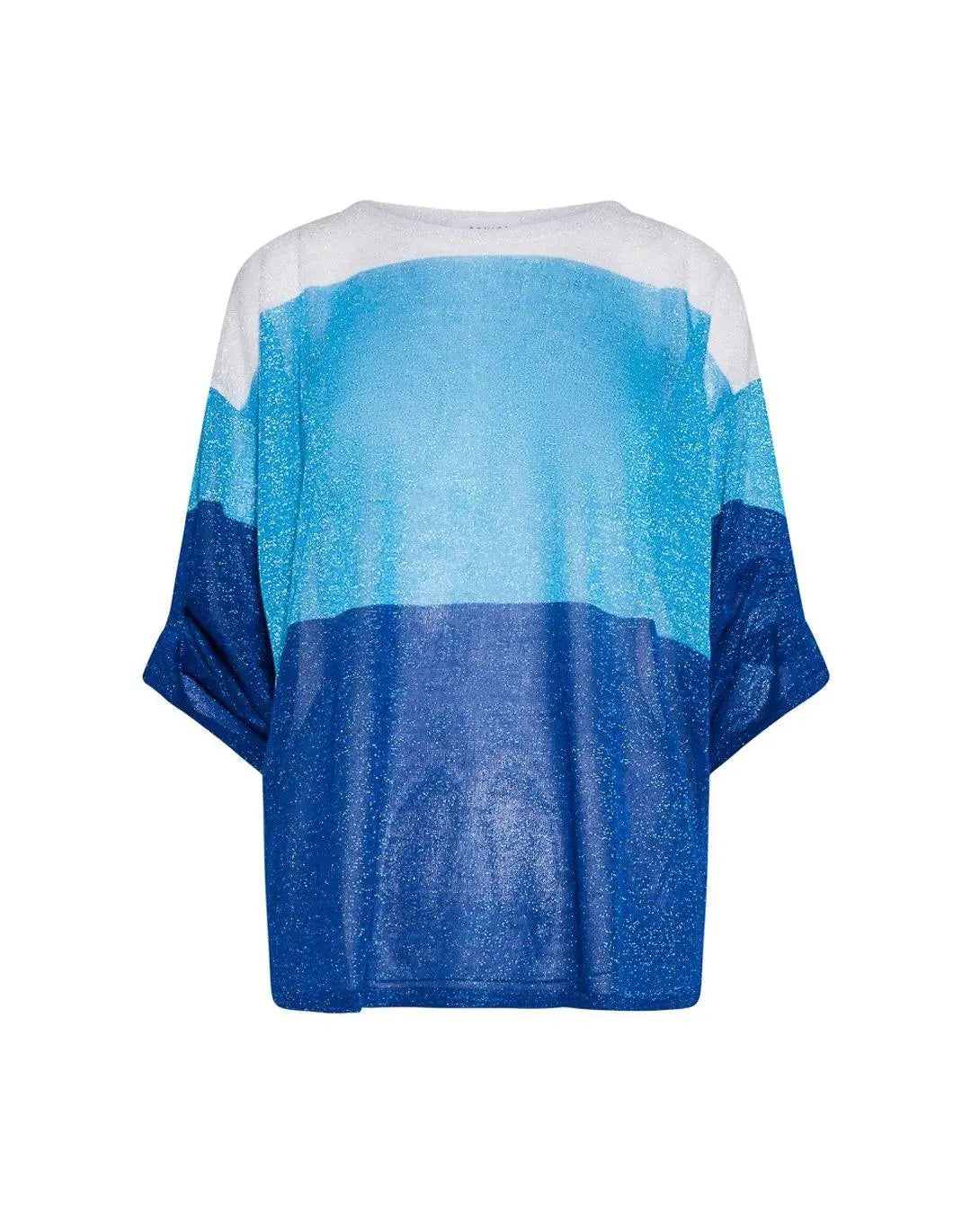 Maglia bimateriale AZZURRO IRONICA XL