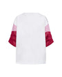 Maglia bimateriale MAGENTA IRONICA