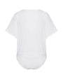 Maglia body lettering BIANCO IRONICA