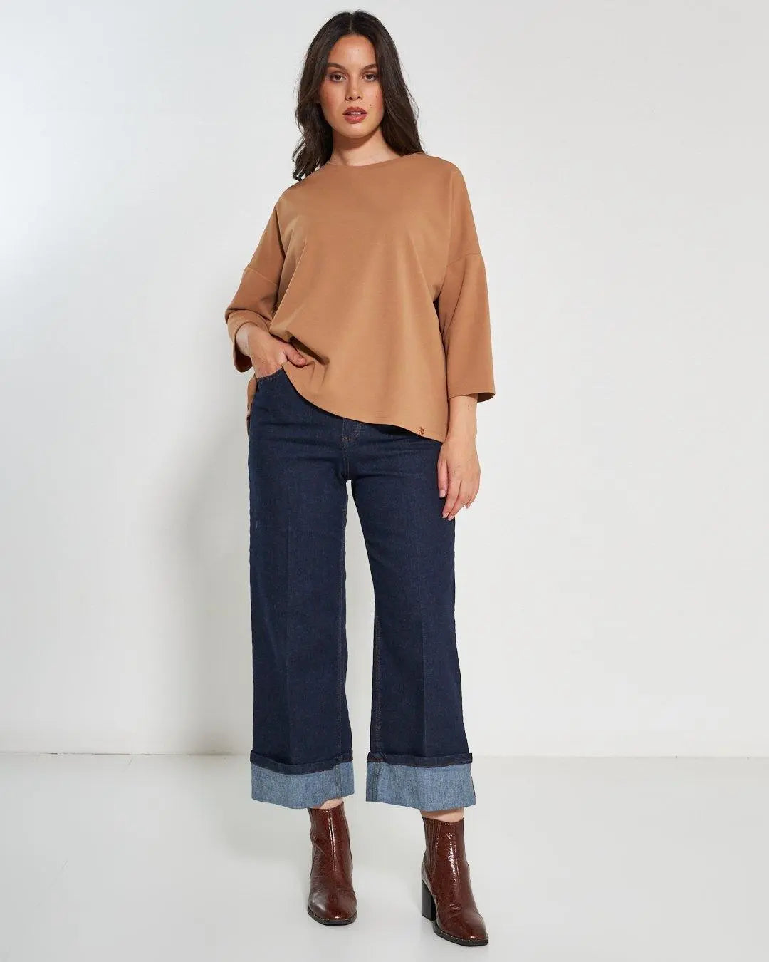 Maglia bottoni CAMMELLO DORABELLA