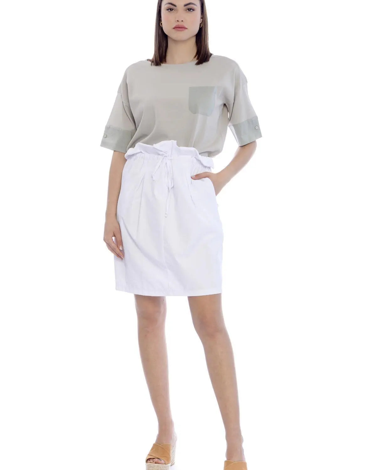 Maglia camicia BEIGE IRONICA