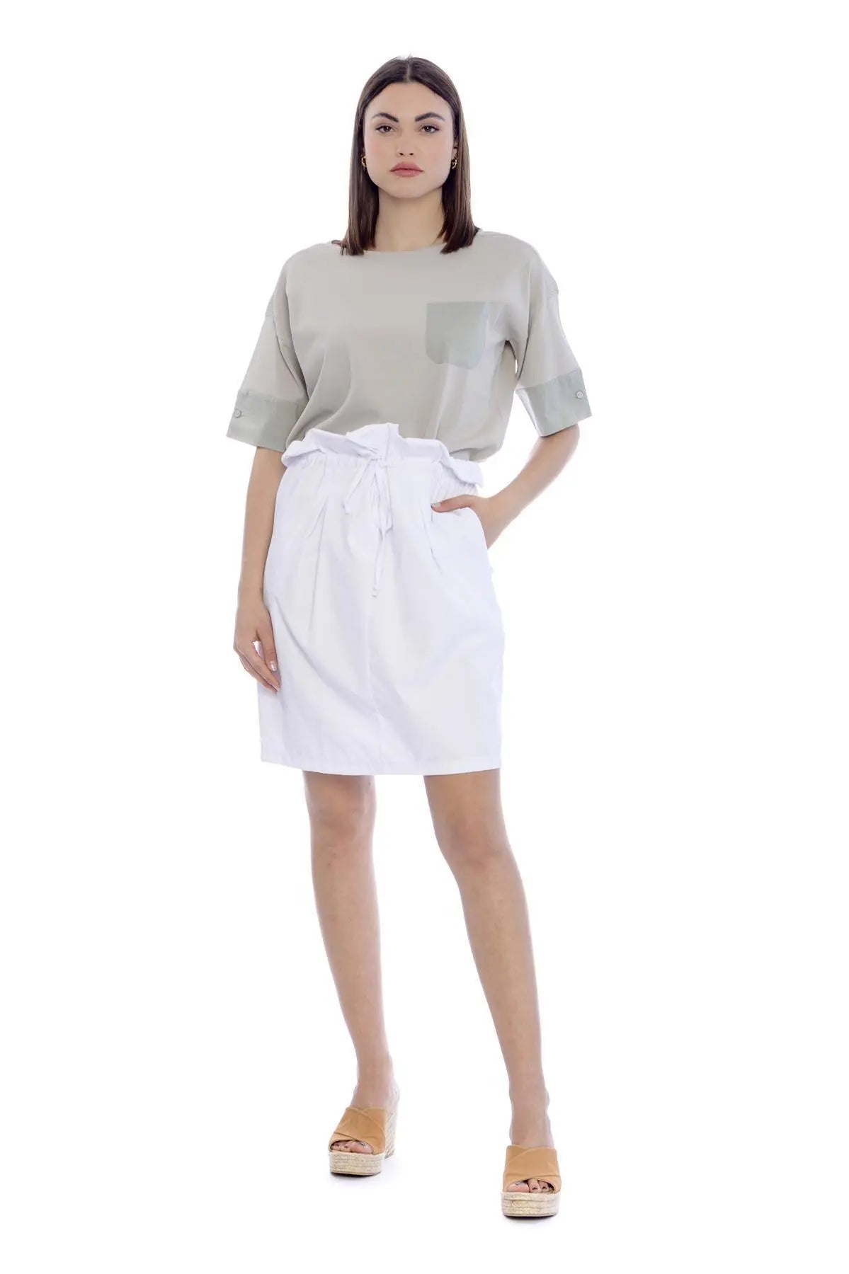 Maglia camicia BEIGE IRONICA